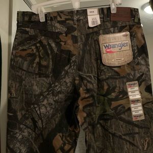 Mens camouflage wrangler jeans